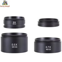 [Lck] Kính hiển vi Zoom âm thanh nổi ba mắt 0,5X 0.7X Camera kính phụ trợ Ống kính