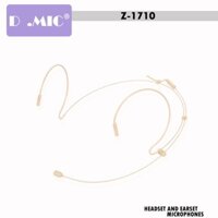 [Lck] Tai nghe móc tai đôi Micrô đeo đầu cho Sennheiser Màu be không dây