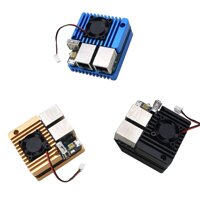 LCRZBH Raspberry Pi& Orange Pi All Metal Protective Case for NanoPi R2S Open Source ARM Board DIY Part High-Performance Development Board (Color : ...