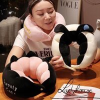 Ldd-cute Hoạt Hình Cổ Gối Du Lịch Hình Chữ U Hỗ Trợ Gối Ngủ Cho Người Lớn Tập Đi
