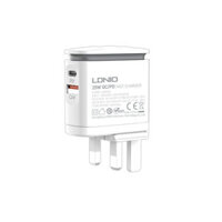 LDNIO 25W PD 18W QC3.0 Wall Charger With Night Light For Samsung Galaxy S22 Galaxy Note 20 For iPhone 13 13 Mini 13 Pro