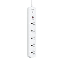 LDNIO SC5319 2500W Power Strip 5AC+2A+1C Universal Electronic Socket Adapter with 2M Extension Cord Plug Adapter EU Stan