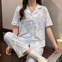 Ldq quần Ngắn Tay Cardigan Đồ Ngủ Phù Hợp Với Nữ 925    Shop ku4nqm01z2
