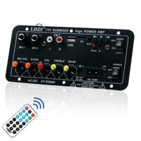 LDZS Audio Amplifier Board Karaoke Subwoofer Built-in bluetooth Car Speaker Amp 12V 24V 110V 220V