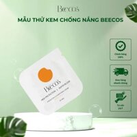[Lẻ 1] Mẫu thử Kem Chống Nắng Beecos High Protection Face Whitening Cream - 5 gram