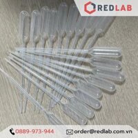 Lẻ 1 ống, combo 3, 5 ống Pipet paster nhựa 3ml ống hút nhỏ giọt có chia vạch - 3 ống