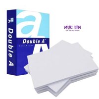 Lẻ 10 tờ giấy A4 trắng định lượng 80gsm Double A