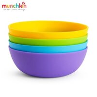 [Lẻ 2c/ Set 4c] Bát / chén nhựa Munchkin cho bé ăn dặm size cỡ lớn