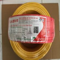 [Lẻ 50 mét] Dây điện cadivi 1.5 đơn