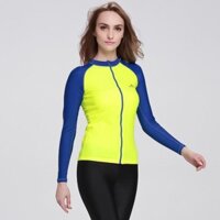 LẺ ÁO BƠI NỮ DÀI TAY KÉO KHÓA thun lạnh dày đẹp hàng SBART  ཾ ་