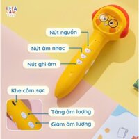 Lẻ cây bút chấm đọc song ngữ Lalamagicpen