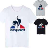 Le Coq Sportif Áo thun ngắn tay in hình con gà trống Gaul bán chạy dành cho nam Modal