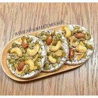 [Lẻ giá sỉ] 1Kg bánh nổ gạo lứt mix hạt, bánh hạt dinh dưỡng, ăn vặt, ăn kiêng, ăn healthy