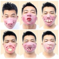 Lễ hội giả mạo ngộ nghĩnh Nửa mặt 327 Mặt nạ mũi lợn xảo quyệt 1733.000 Đạo cụ cao su Mặt nạ nhặt lên Trò chơi vui nhộn Thánh