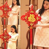 Lễ Hội Mùa Xuân Trung Quốc May Mắn Thắt Nút Tua Rua Trung Quốc Đèn Lồng Treo Trang Trí Đám Cưới Trên Tầng-168-OXUI2