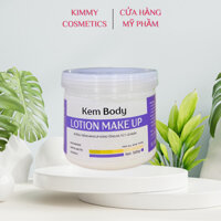lẻ hộp 500g kem body lotion makeup kháng nước màu trắng