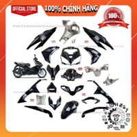 [LẺ MÓN] Dàn áo AB 125 2018 màu Đen Bạc tem Cao Cấp, Air Blade 125 2016 2017 2019 chính hãng Honda