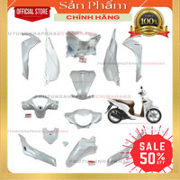 [LẺ MÓN] Dàn áo Vision K44 2014 2015 2016 màu Trắng Xanh tem Vàng chính hãng Honda, nhựa màu vision 2017 2018 2019 2020