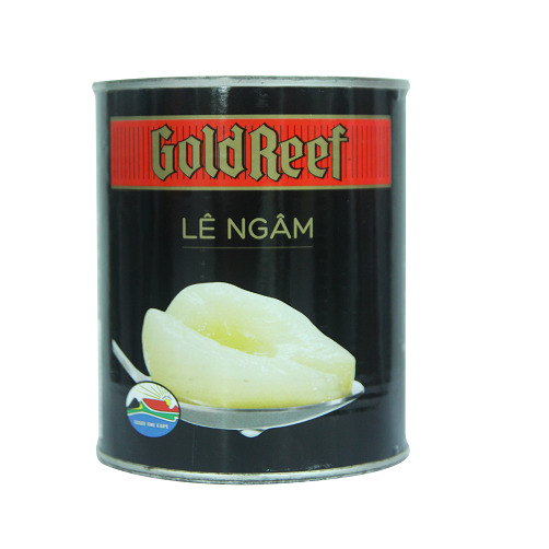 Lê ngâm Gold Reef Hộp 825g