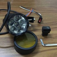 [LẼ NHƯ SỈ] ĐÈN L6 6 TIM 30W + PHỤ KIỆN CHO CÁC LOẠI XE