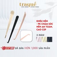 Lẻ Phụ kiện chăm sóc nến - khêu, chuông, khay và kéo cắt bấc nến bằng kim loại không gỉ - 3.Khêu kim loại - Vàng