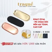 Lẻ Phụ kiện chăm sóc nến - khêu, chuông, khay và kéo cắt bấc nến bằng kim loại không gỉ - 4.Khay 239.51.5 - Đen