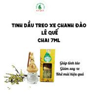 (Lê Quế) Tinh dầu treo xe Chanh Đào Giúp tỉnh táo, giảm say xe, giảm căng thẳng Khử mùi hôi hiệu quả Lọ 7ml Koshka Home