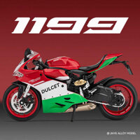 Lệ [Rum] Tỷ 1:12 Ducati 1199 Mô Xe Máy Hợp Kim Ánh Sáng Hiệu Ứng Âm Die Cast Cho