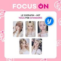 LE SSERAFIM POB YES24 HOT PHOTOCARD