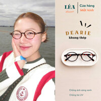 [LÉA GLASSES] Kính mắt chuyên lắp cận DEARIE Uyển Ân cao cấp Bayonetta Y2K Oval phong cách Vintage