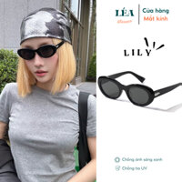[LÉA GLASSES] Kính râm mát chuyên đi nắng LILY chống tia UV400, ánh sáng xanh dáng oval HOT TREND