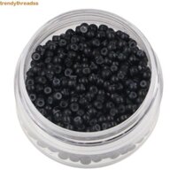 Leadigol 1000 Chiếc Nhẫn Nano Silicon, Nhẫn Đồng Charm 3.0mm Có Silicone, DIY Dreadlock Tóc Dụng Cụ Nối Dài Tóc Lót Hạt Tóc Salon