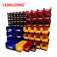LEADLOONG V Series Hộp đựng ốc vít khay nhựa - Dụng cụ sắp xếp nhà để xe bền bỉ cho dụng cụ và phụ kiện - Hộp đựng tiết kiệm không gian cho nhà để xe, ô tô và gia đình