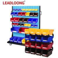 LEADLOONG V1 Hộp đựng ốc vít khay nhựa 6/24 CÁI 13.5x10.5x7.6cm Hộp lắp ghép đa năng Nhựa Có Thể Xếp Chồng Dụng Cụ Nhà Để Xe Hộp Bảo Quản Hộp Đựng Hộp Tổ Chức Thùng