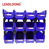 LEADLOONG V3 Hộp đựng ốc vít khay nhựa 12 cái 276*139*128MM Giao hàng nhanh trong kho Xưởng kệ hàng có thể xếp chồng lên nhau Hộp đựng đồ dự phòng có thể kết hợp Tổ chức tại nhà