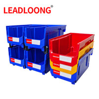 LEADLOONG V6 Hộp đựng ốc vít khay nhựa 4 cái  37.7 * 21.3 * 18cm, Hộp lưu trữ đa chức năng, Kệ lưu trữ để sắp xếp, Dụng cụ sắp xếp, Đồ dùng nhà để xe tại nhà, Bảo quản An
