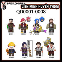 League of Legends Đồ chơi Lắp ráp Liên Minh Huyền Thoại Mô hình Tướng Chiến Hạng Game QD0001-QD0008