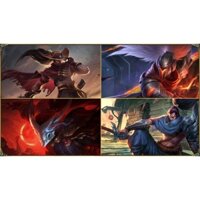 League of Legends Tranh ghép hình YASUO - Mẫu 1 - Nhận in theo yêu cầu