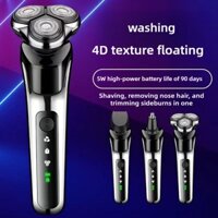 Learnever Máy Cạo Râu Dành Cho Nam 3 Trong 1 Máy Cạo Râu Điện Sạc Chuyên Nghiệp Dao Cạo Râu Tông Đơ E4e3