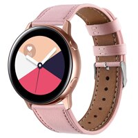 Leather Band for Samsung Galaxy Watch Active 40mm SM-R500 20mm Genuine Leather Bands Replacement with Quick Release for Samsung Galaxy Watch Active 40mm SM-R500 Samsung Galaxy Smartwatch 42mm Women Girls & Gear S2 Classic & Gear Sport