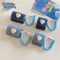 Leather Case For Apple AirPods 4 / 4 ANC / 1 2 3 Pro Cover Lover Cowboy Earbuds Bluetooth Earphone Cover Storage Bag Accessories Box Protective Skin with Rope