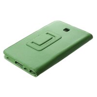 Leather folio case with Stand Compatible with Samsung Galaxy Tab 3 7.0 Kids / Galaxy Tab 3 7.0 inch P3200-green