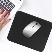 Leather Mouse Pad Durable Desktop Gaming Mousepad Lightweight for Working - Black