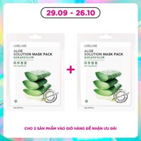 Lebelage Mặt Nạ Lebelage Aloe Solution Mask Pack Skin Cleanliness Chiết Xuất Nha Đam 25g