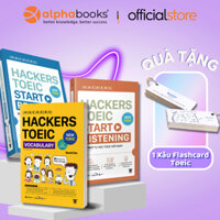 Lẻ/Combo Sách: Hackers Toeic Start Listening + Reading + Vocabulary (David Cho) - MỤC TIÊU 400 (Top 100)