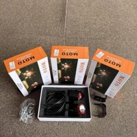 Led bi mini MOTO 2 màu, đèn led trợ sáng ô tô, xe máy