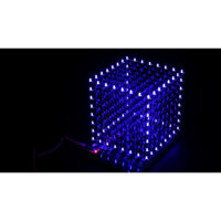 Led cube 8x8x8 đã lắp ráp cắm điện là chạy