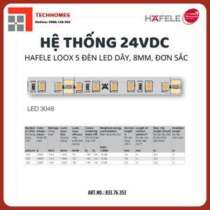 Led dây 24v 3048 Hafele-Loox dài 5m 833.76.353