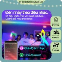 Led dây ARGB 10m đuổi hiệu ứng theo nhạc sử dụng App điều khiển với 200 hiệu ứng sử dụng nguồn 5v chống nước