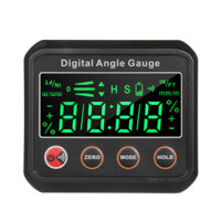 LED Digital Level Angle Gauge Angle Finder Inclinometer 2.7-inch Mini Level Box V-groove Magnetic Base with Audible Buzzer